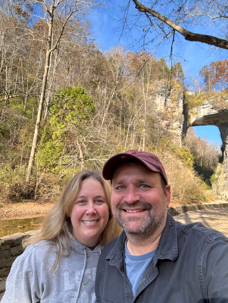 Danette and me at natural bridge